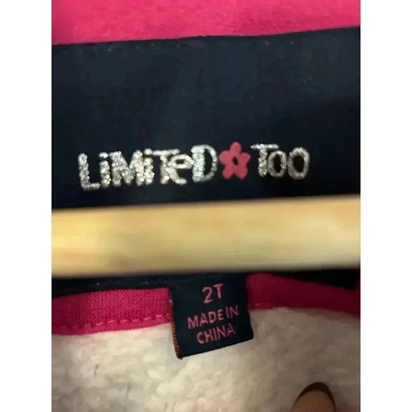 UNLIMITED TOO parka girls pink fleece lined scalloped stitching size 2T - Picture 5 of 8